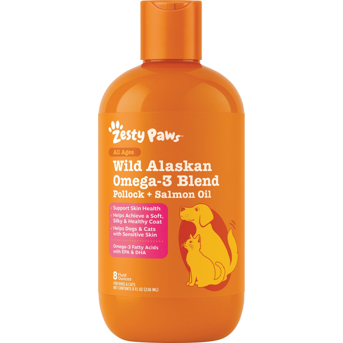 Wild Alaskan Salmon Oil Formula - For Dog &amp; Cat - 8oz